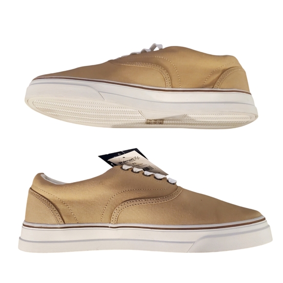 Chaps Canvas Laceup Taupe Sneakers Size 8.5 NWT - Picture 6 of 8